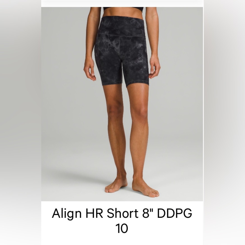 Lululemon align high rise short size 10